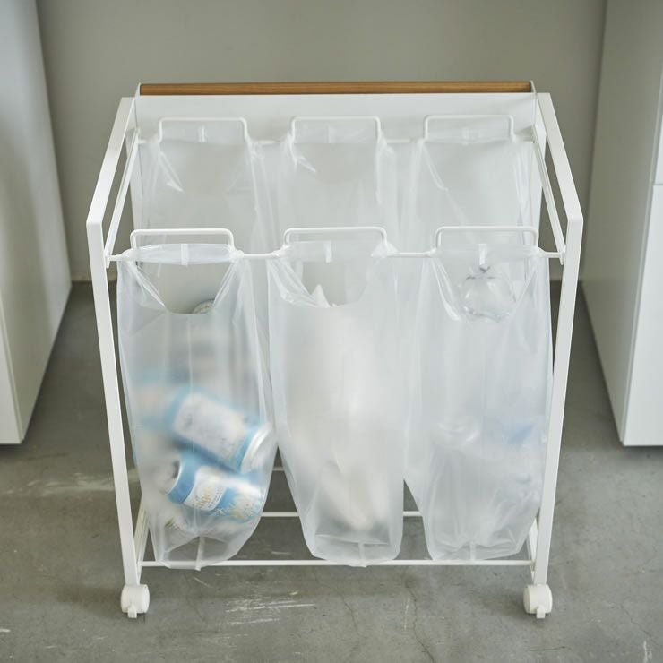 山崎実業（ヤマザキジツギョウ）目隠し分別ダストワゴ ダストボックス