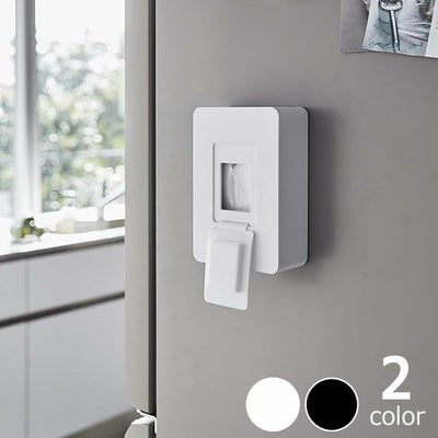 おしゃれにすっきり保管できる山崎実業マグネットウェットシートホルダー　tower（タワー）