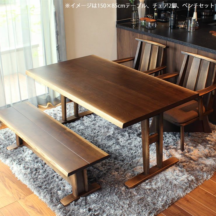 オフシーズンはダイニングテーブルとして使用できるこたつ5点セット