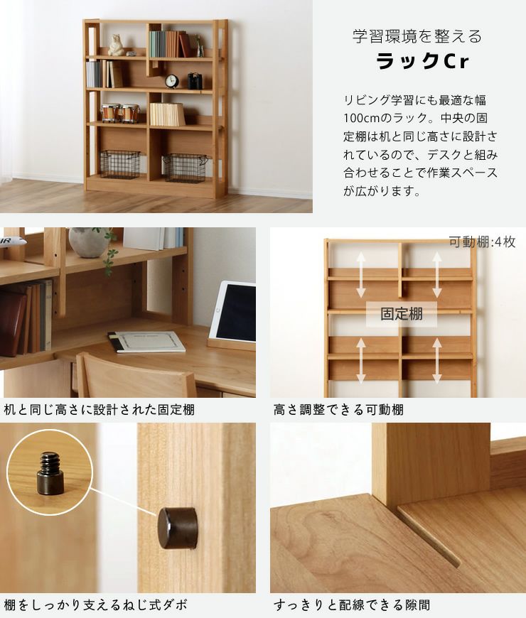 奥行きサイズを拡張できる学習机・学 学習机・勉強机・デスクセット