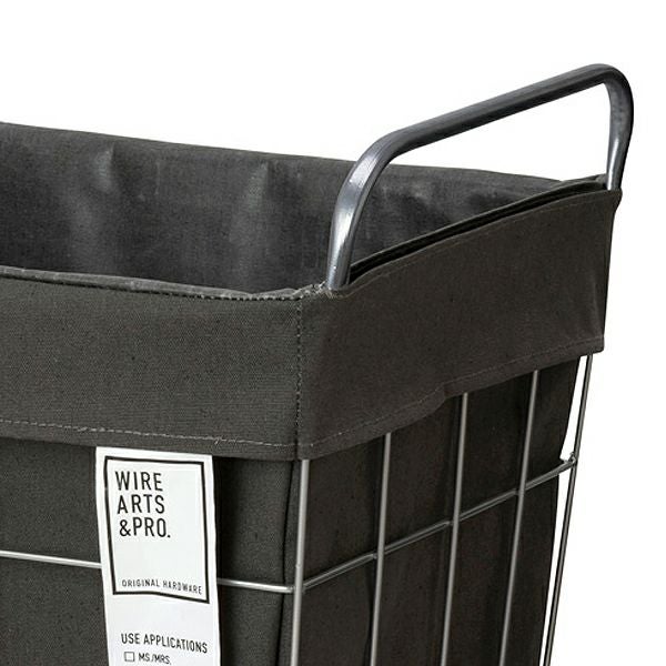 BRID（ブリッド）ランドリースクエアバスケット　45L手洗い可能 キャスター付き_詳細02