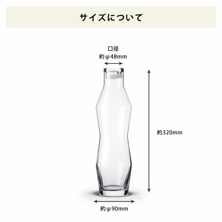 ウォーターカラフェのサイズについて