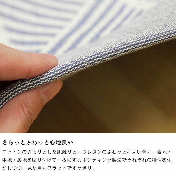 さらっとふわっと心地良いインド綿の玄関マット