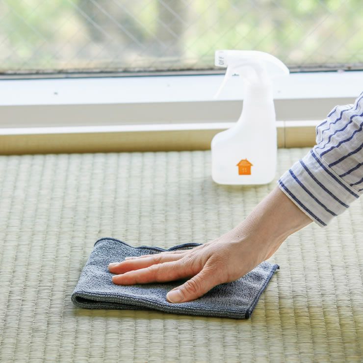 MQ・Duotexプレミアムニットクロスは畳にも使用可能