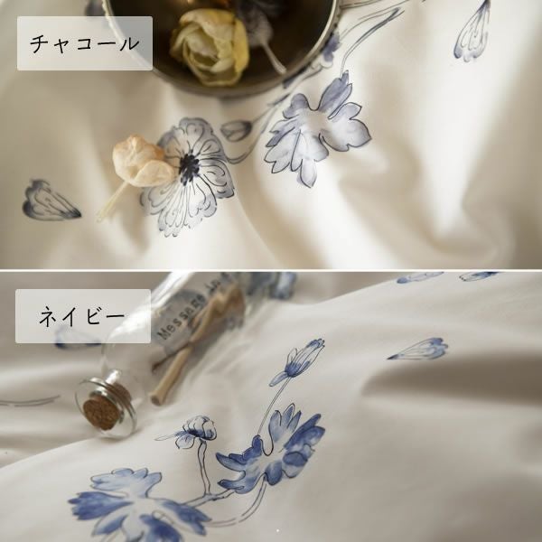 アンティーク風な美しい花柄の枕カバー（50×70cm 50×70｜枕カバー通販