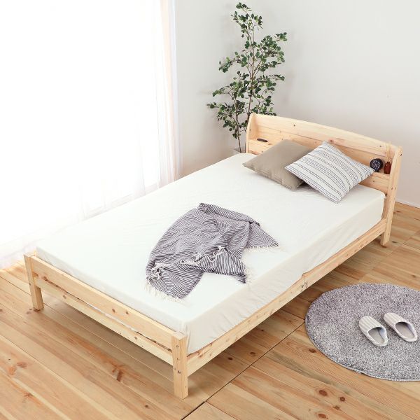 頑丈な6本脚で軋みとたわみを軽減島根・高知県産 すのこベッド｜すのこ