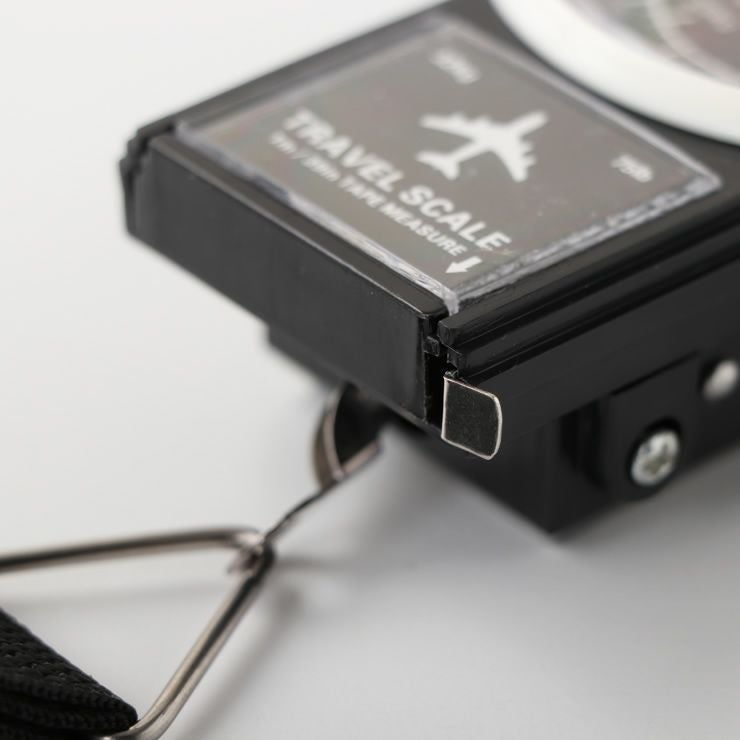 トラベルラゲッジスケールの巻き尺取手