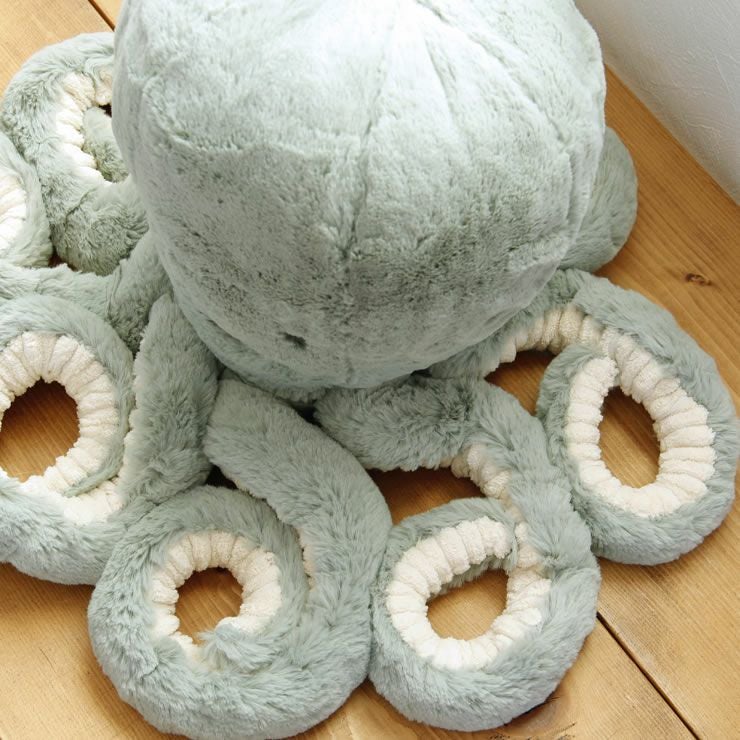 タコのヌイグルミの上面