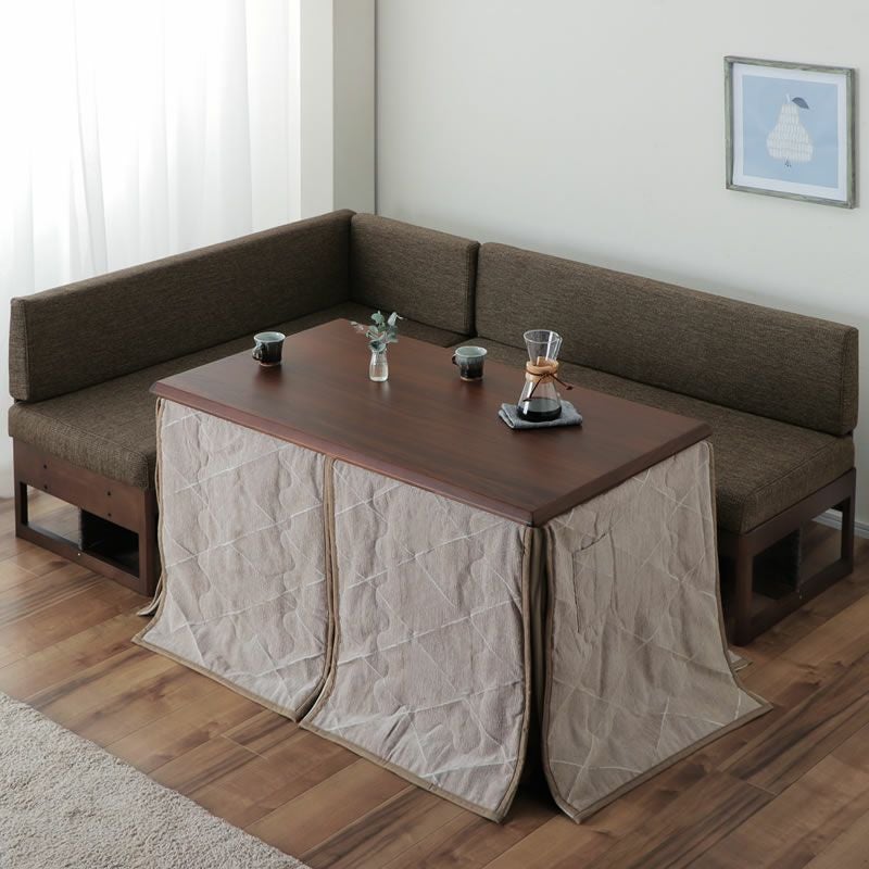 ゆったりくつろげるこたつ・ソファ 4点セット（ハ こたつセット