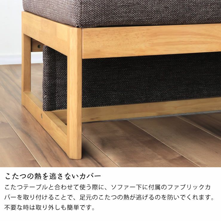 ゆったりくつろげるこたつ・ソファ 4点セット（ハ こたつセット