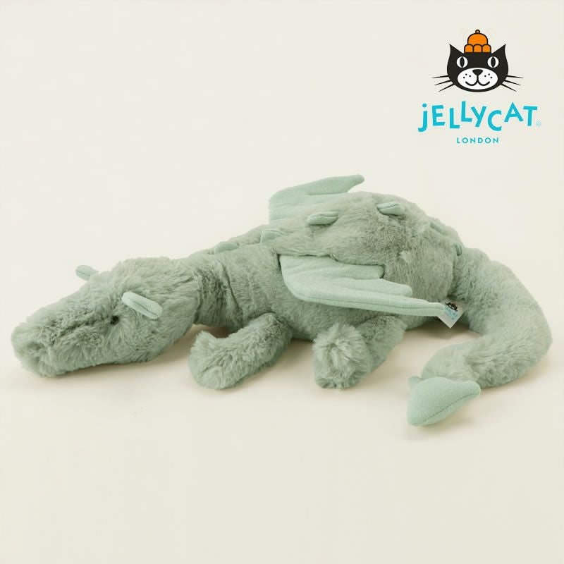  ジェリーキャット セージ ドラゴン ぬいぐるみ 竜 緑50cm JELLYCAT（ジェリーキャット）Sa ベビーグッズ・おもちゃ｜おもちゃ