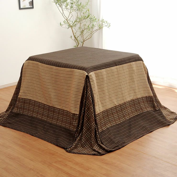 しじら織りハイタイプ用上掛けカバーの斜めイメージ