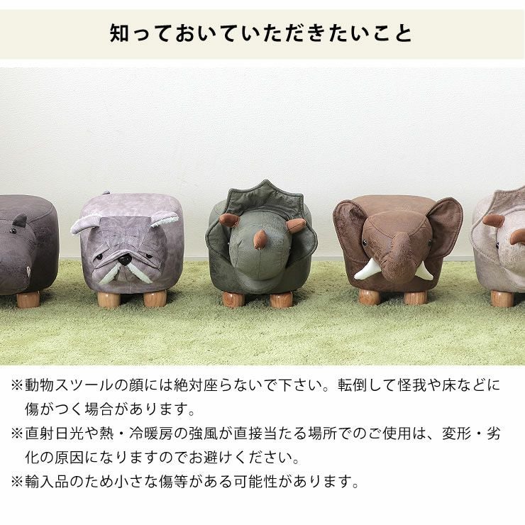 動物スツールについて知っておいていただきたいこと