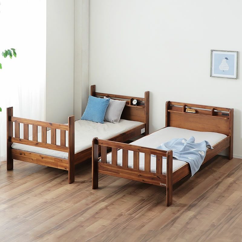 木の表情豊かな二段ベッド2段ベッド すのこベッド 二段ベッド｜2段