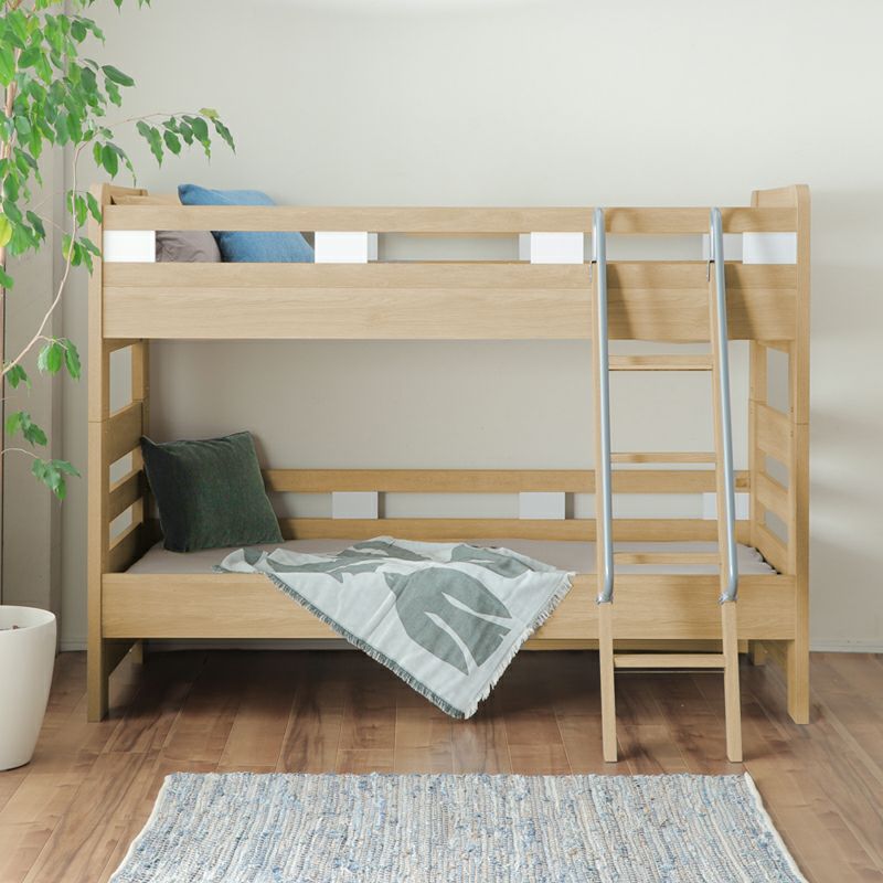 サポートバー付きで上り下りも安心！ 二段ベッド 2 二段ベッド｜2段