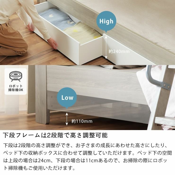サポートバー付きで上り下りも安心！二段棚・2口コ 1点もの・限定もの