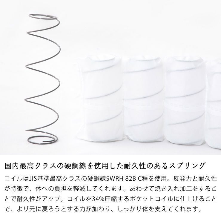 電動リクライニングベッド「ヘンロ」と国内最高クラスの硬鋼線を使用した専用マットレス