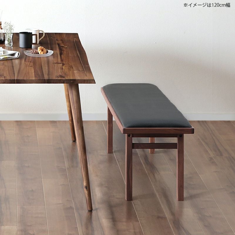 木の温もりを感じるシンプルなダイニング ダイニングベンチ