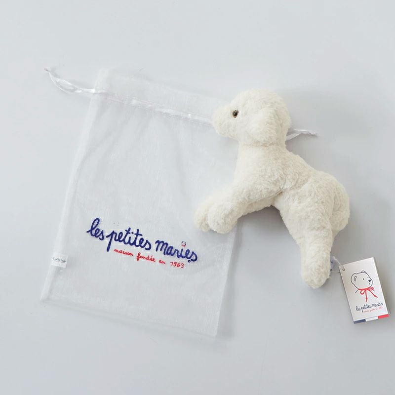 専用のオーガンジーの袋付きのぬいぐるみ