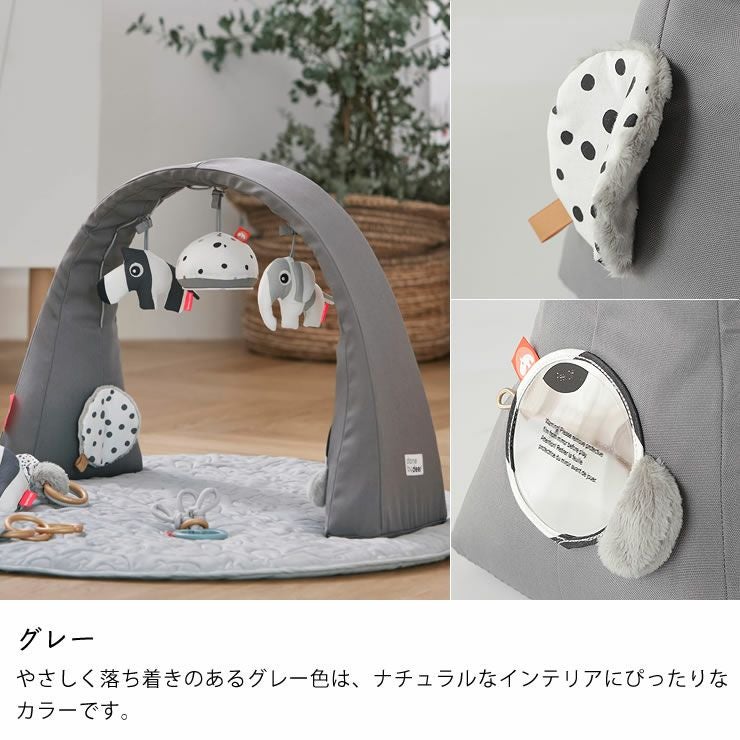 ダンバイディア　done by deer ベビージム グレー 本音レビュー】ダンバイディアのアクティビティジムが最高過ぎる理由と