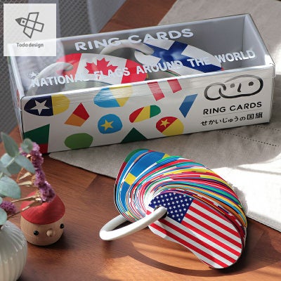 戸田デザイン研究室 リングカード・せかいじゅうの国旗