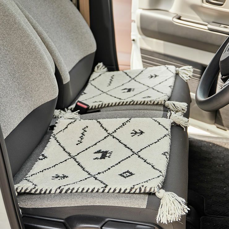 ギャッベチェアパッドの車の座席シート使用時