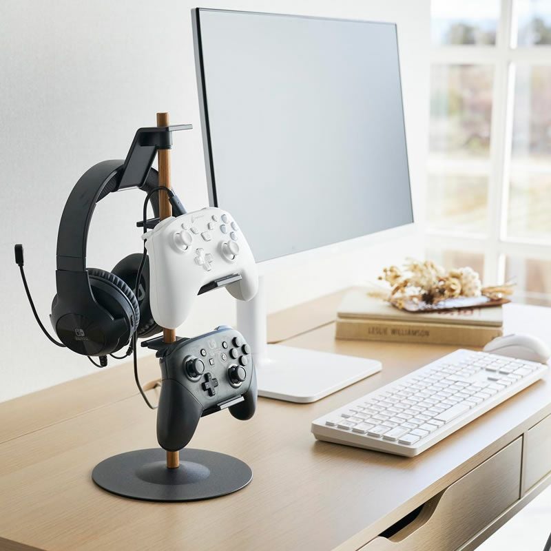 シンプルでお洒落な置台が動くゲームコントローラー収納ラック tower（タワー）　