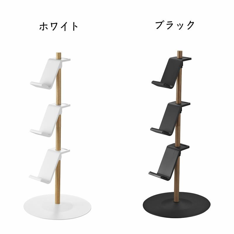 ホワイトとブラックから選べる置台が動くゲームコントローラー収納ラック tower（タワー）　