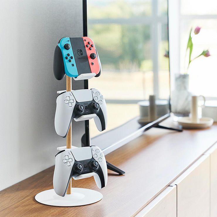 ゲームコントローラーがすっきり片付く置台が動くゲームコントローラー収納ラック tower（タワー）　