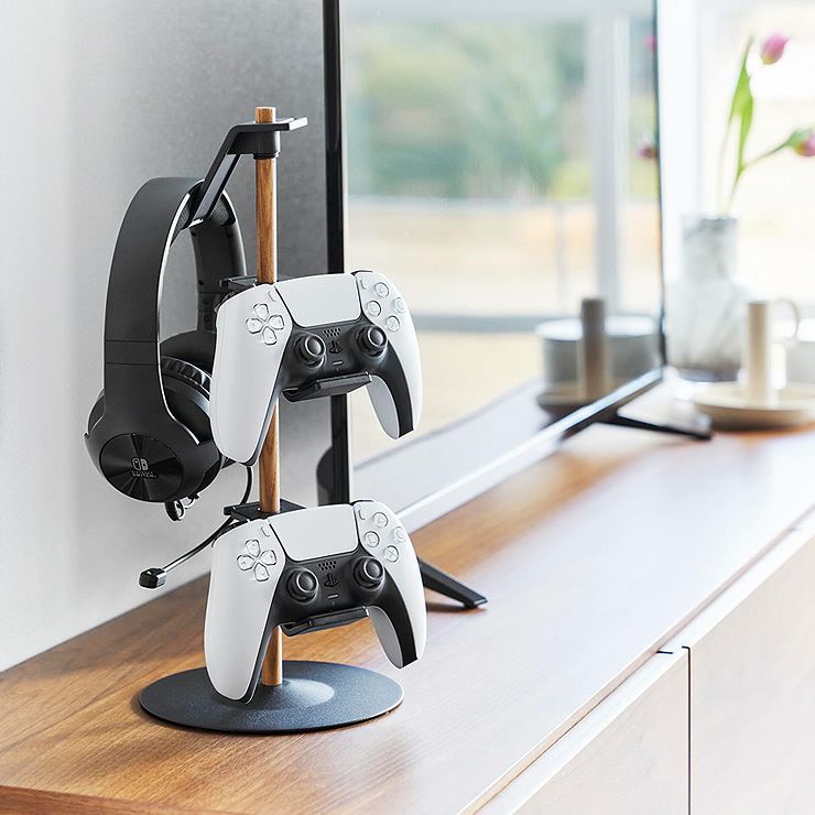 無機質なガジェットをおしゃれに収納できる置台が動くゲームコントローラー収納ラック tower（タワー）　