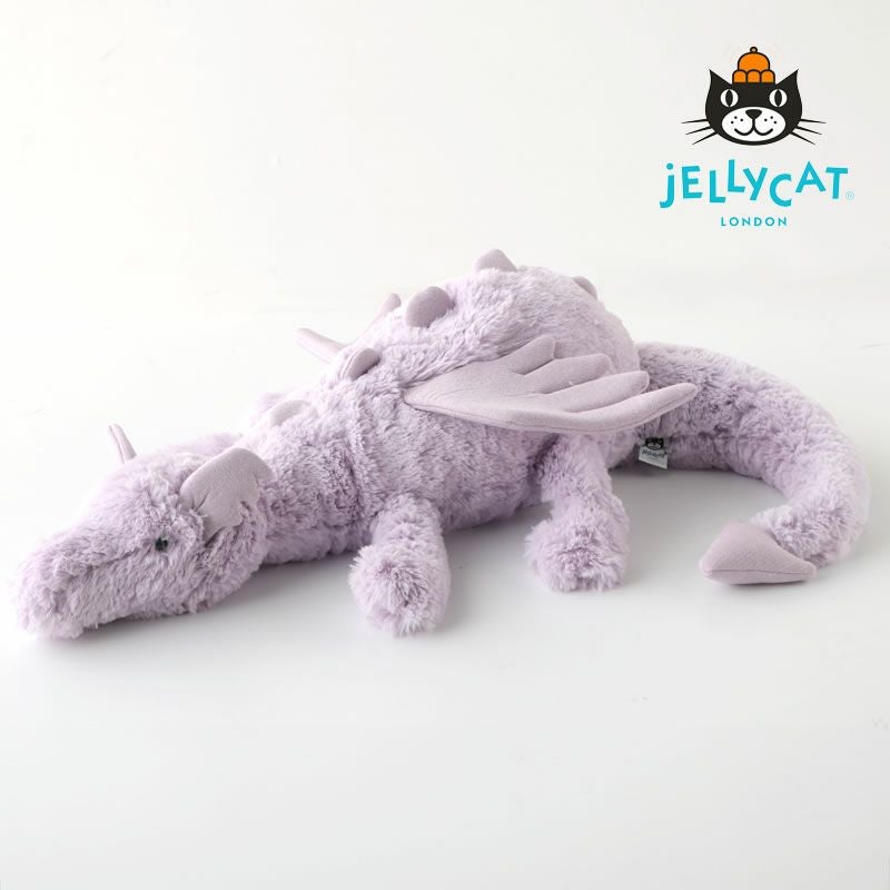 JELLYCAT（ジェリーキャット）ラベンダー ドラゴン ヒュージ