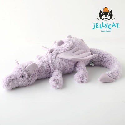 JELLYCAT（ジェリーキャット）ラベンダー ドラゴン ヒュージ