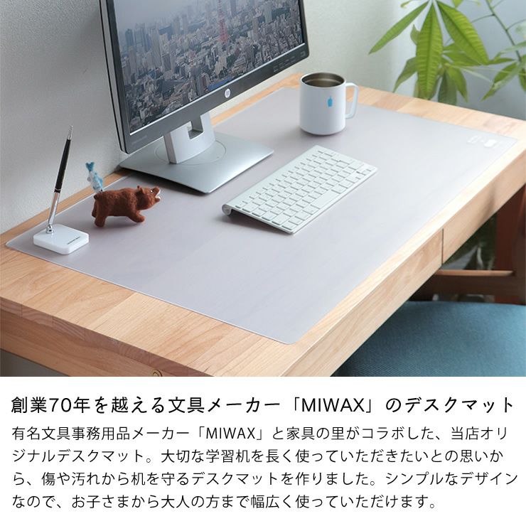 MIWAXとコラボしたオリジナルデスクマット