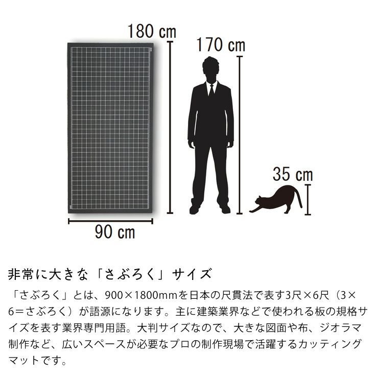 非常に大きなさぶろくサイズのカッティングマット