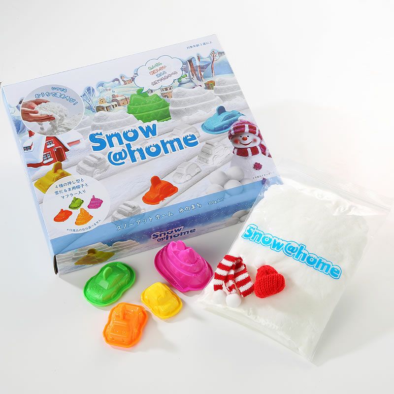 スノーアットホーム氷のまちは押し型・マフラー・帽子付き