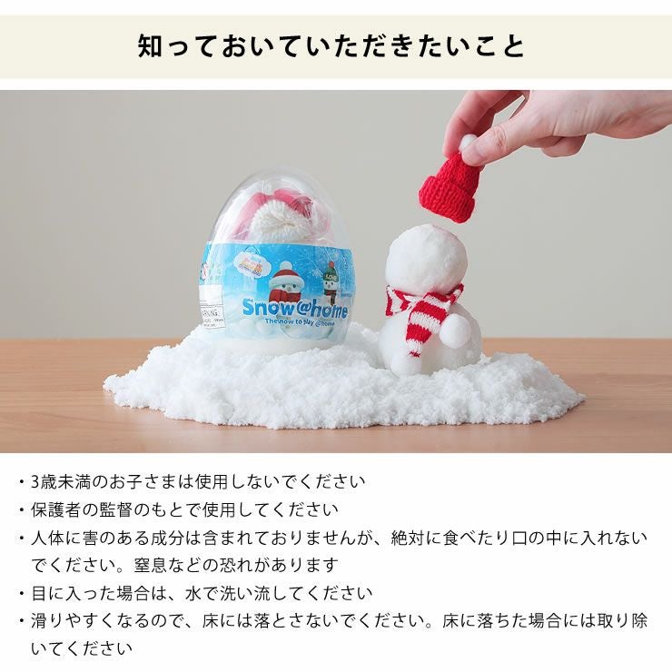 スノー・アット・ホームの知っておいていただきたいこと