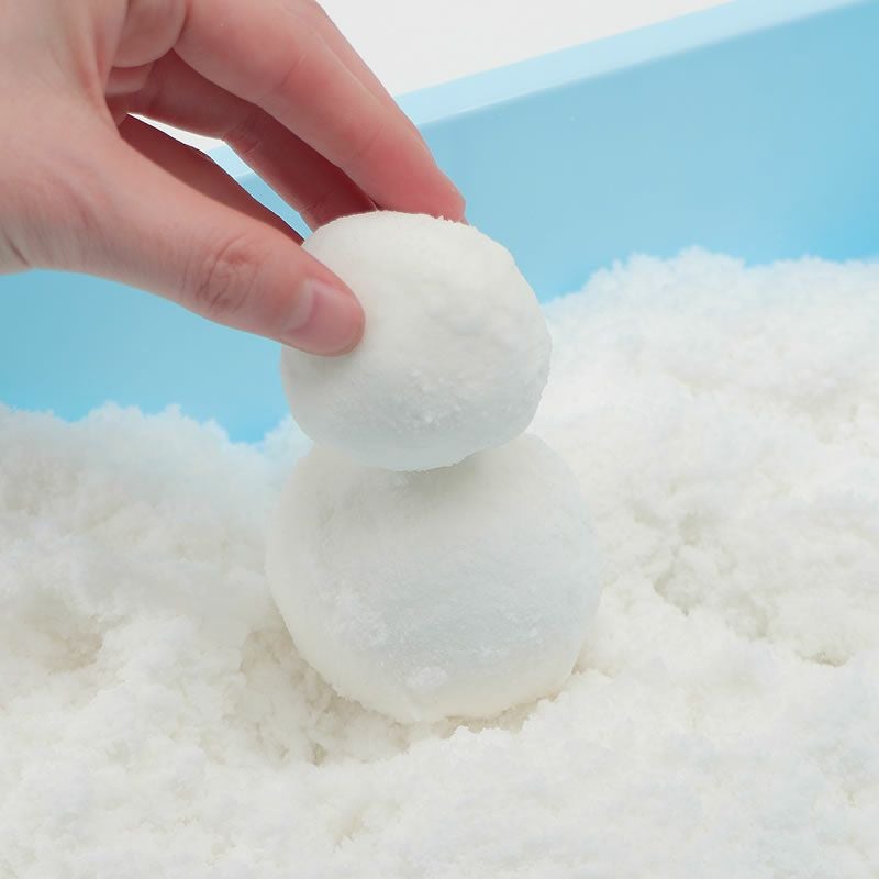 スノーアットホームで作った雪ダルマ