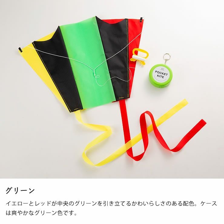 AOZORA（あおぞら）ポケットカイト（グリーン）