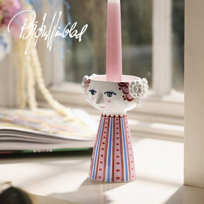 ビヨン・ヴィンブラッド　エヴァ キャンドルホルダー ダスティレッド