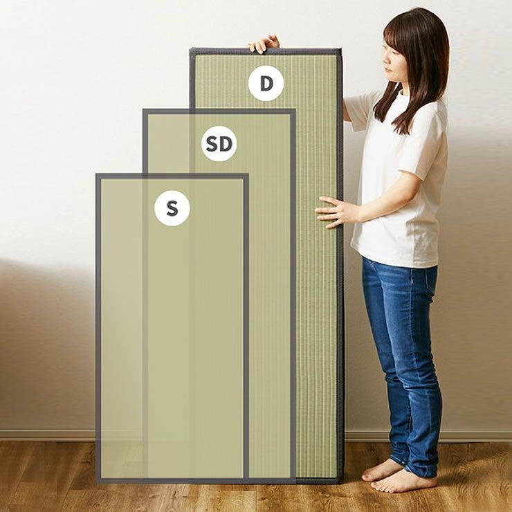 畳マットレスのサイズ比較