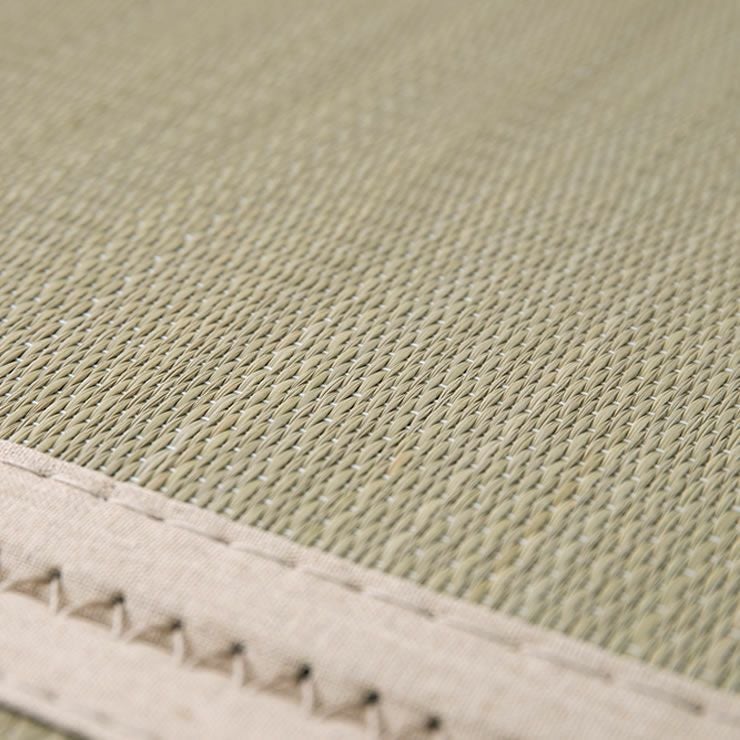 い草マットレスの目積織アップ