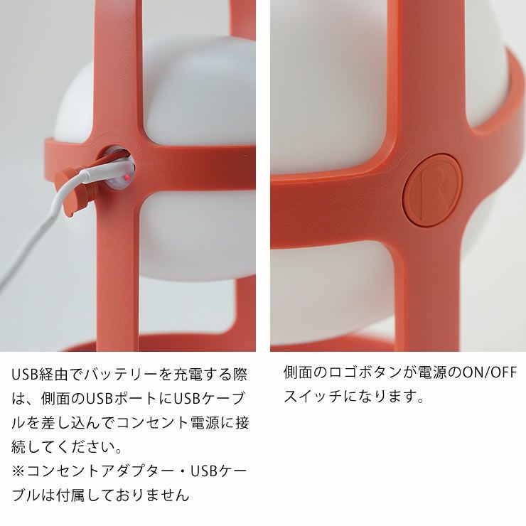 ソフトスポットソーラーサーキュラーのUSB充電