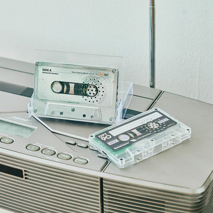 Opt!(オプト) カセットテープ型ポータブルスピーカ 生活雑貨｜生活小物