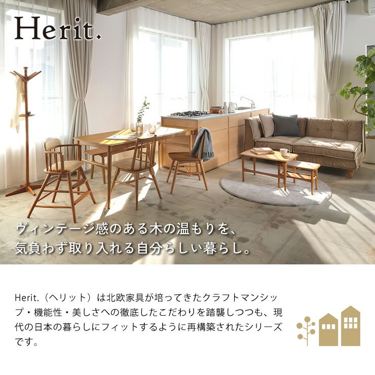 オーク材のドレッサー＆スツールセット※ ドレッサー・化粧品収納
