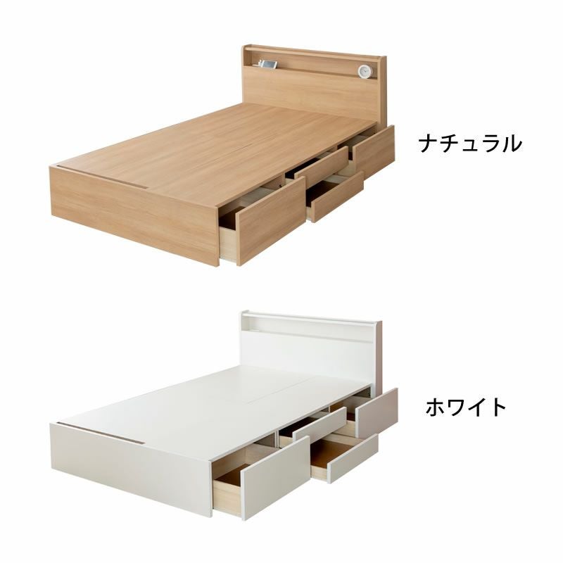 デザイン・収納力・使いやすさを兼ね備えた収 シングルベッド