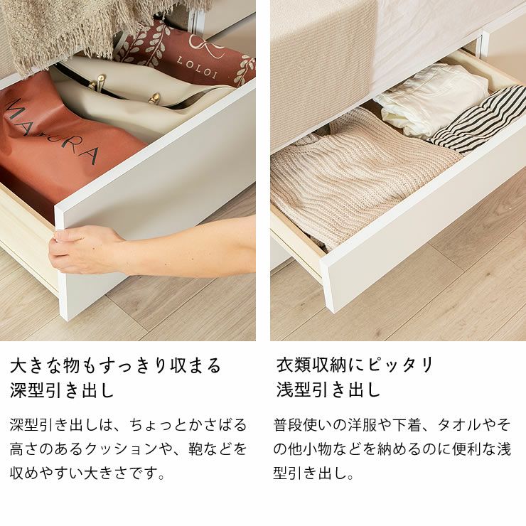 デザイン・収納力・使いやすさを兼ね備えた収 シングルベッド