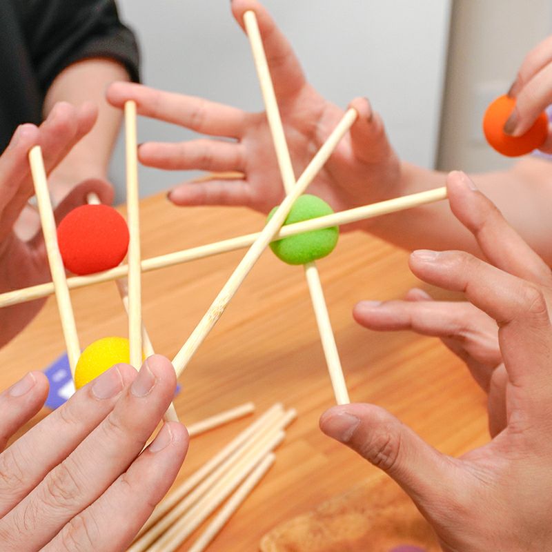 スポンジボールで難易度アップルールも楽しめるユビボー