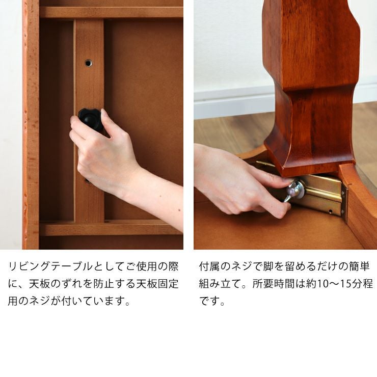 美品　ブラウン　こたつテーブル　木製　【12月のみ特別価格】 日美 こたつ こたつテーブル テーブル 120cm 105cm 豆型 楕円形
