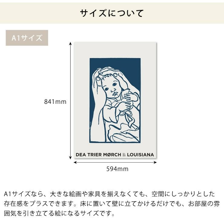 ルイジアナポスターのサイズについて