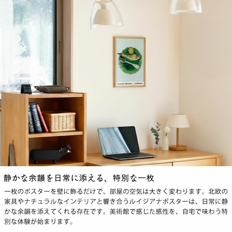 北欧の家具やナチュラルなインテリアと相性抜群なポスター